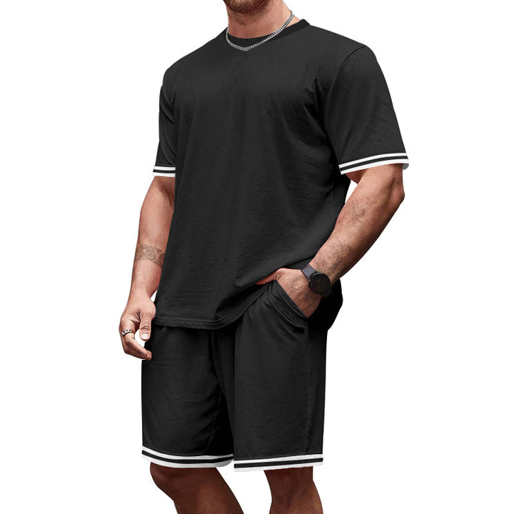 Herren Sportliches Freizeit-Set mit kontrastierenden Details Aliams