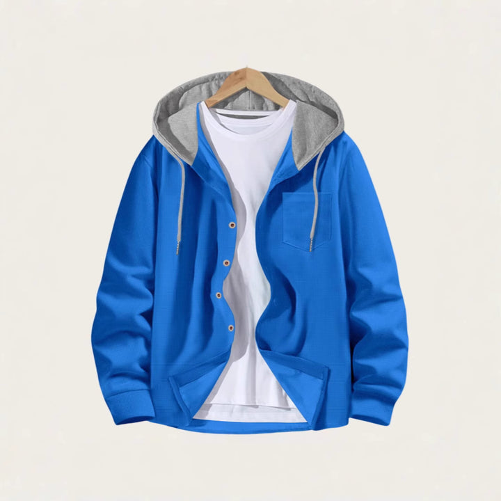 Herren Freizeitjacke mit Kapuze und modischem Design Aliams