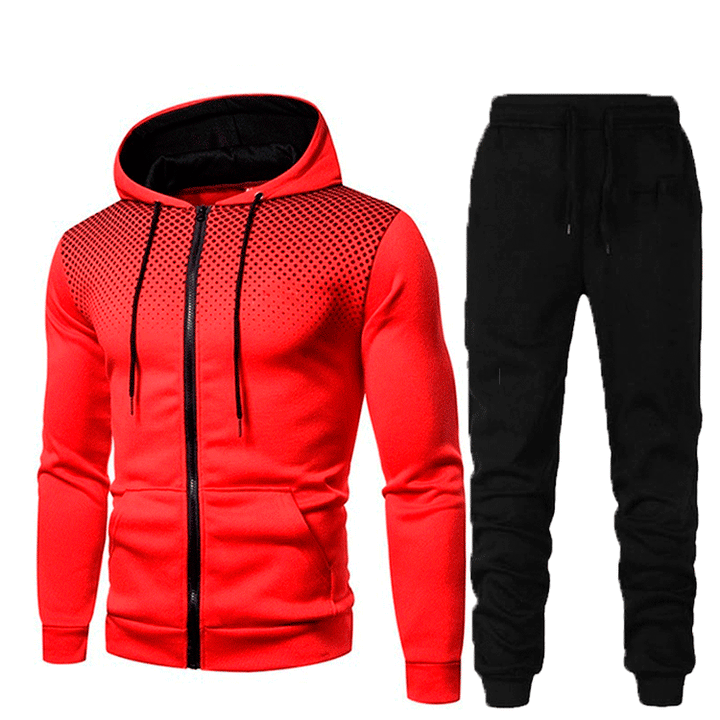 Herren sportliches Hoodie-und Jogginghose-Set mit atmungsaktiver Technologie Aliams