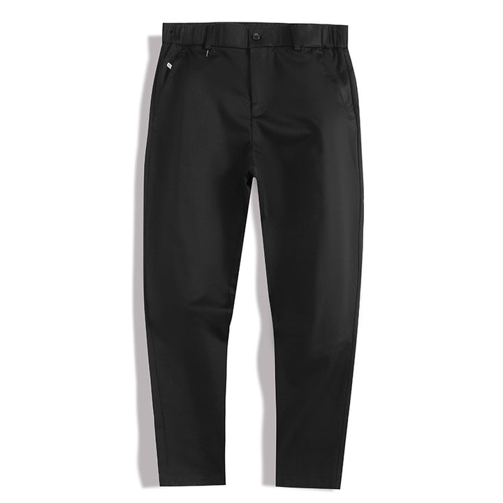 Herren bequeme Chinos mit elastischem Bund und praktischen Taschen Aliams