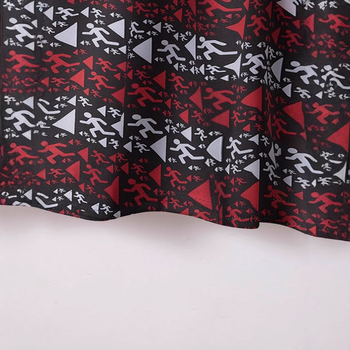 Herren Kurzarm Polo mit dynamischem Grafikdesign Aliams