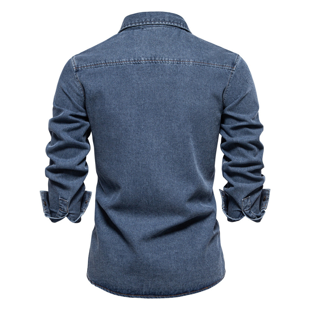 Herren Jeanshemd Aliams