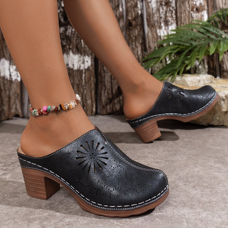 Damen Offene Clogs Aliams