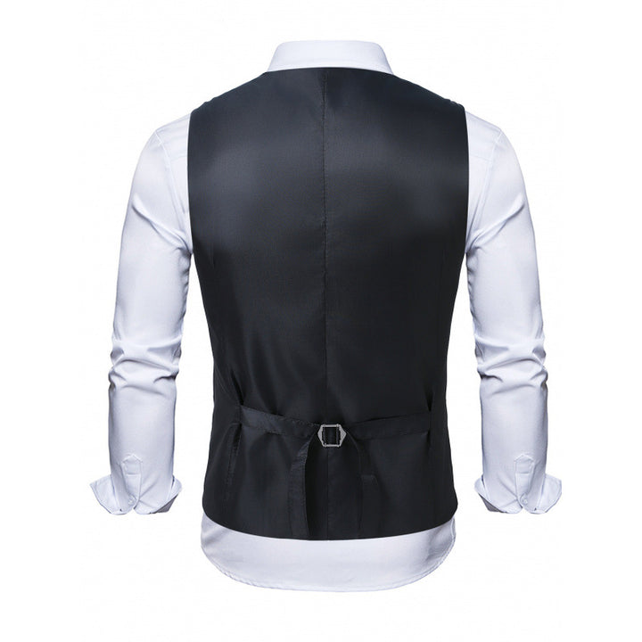 Herren Glamouröse Satinweste Aliams