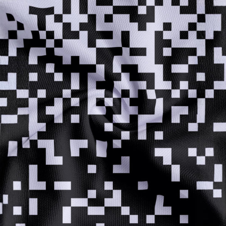 Herren Kurzarm Poloshirt mit kreativem Pixelmuster Aliams