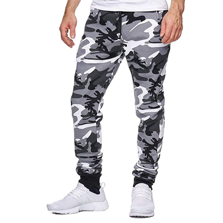 Herren Camouflage Jogginghose mit elastischem Bund und modernem Design Aliams