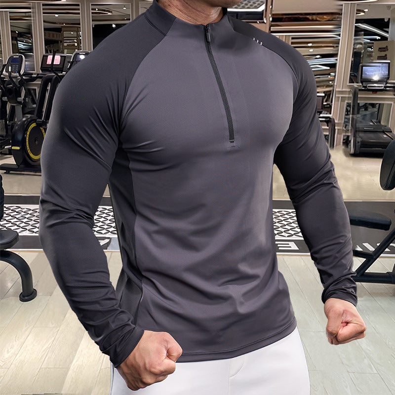 Herren Funktionsshirt mit Half-Zip und Raglanärmeln Aliams