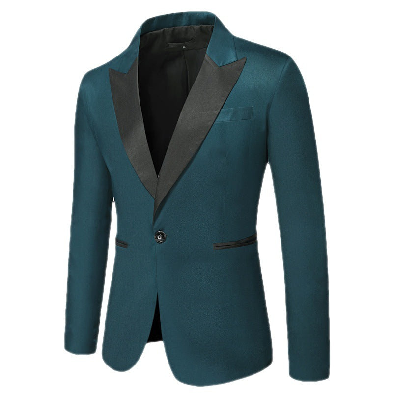 Herren Eleganter Smoking-Blazer mit klassischem Revers und zeitlosem Design Aliams