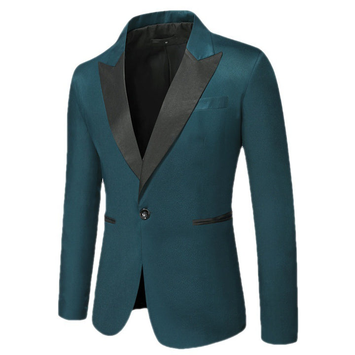 Herren Eleganter Smoking-Blazer mit klassischem Revers und zeitlosem Design Aliams