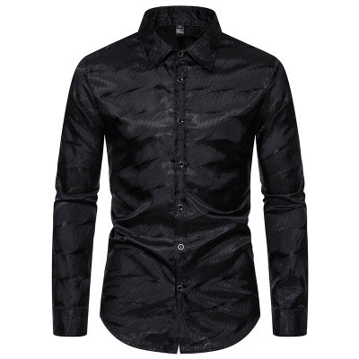 Herren Elegantes Hemd mit einzigartigem Strukturdesign Aliams