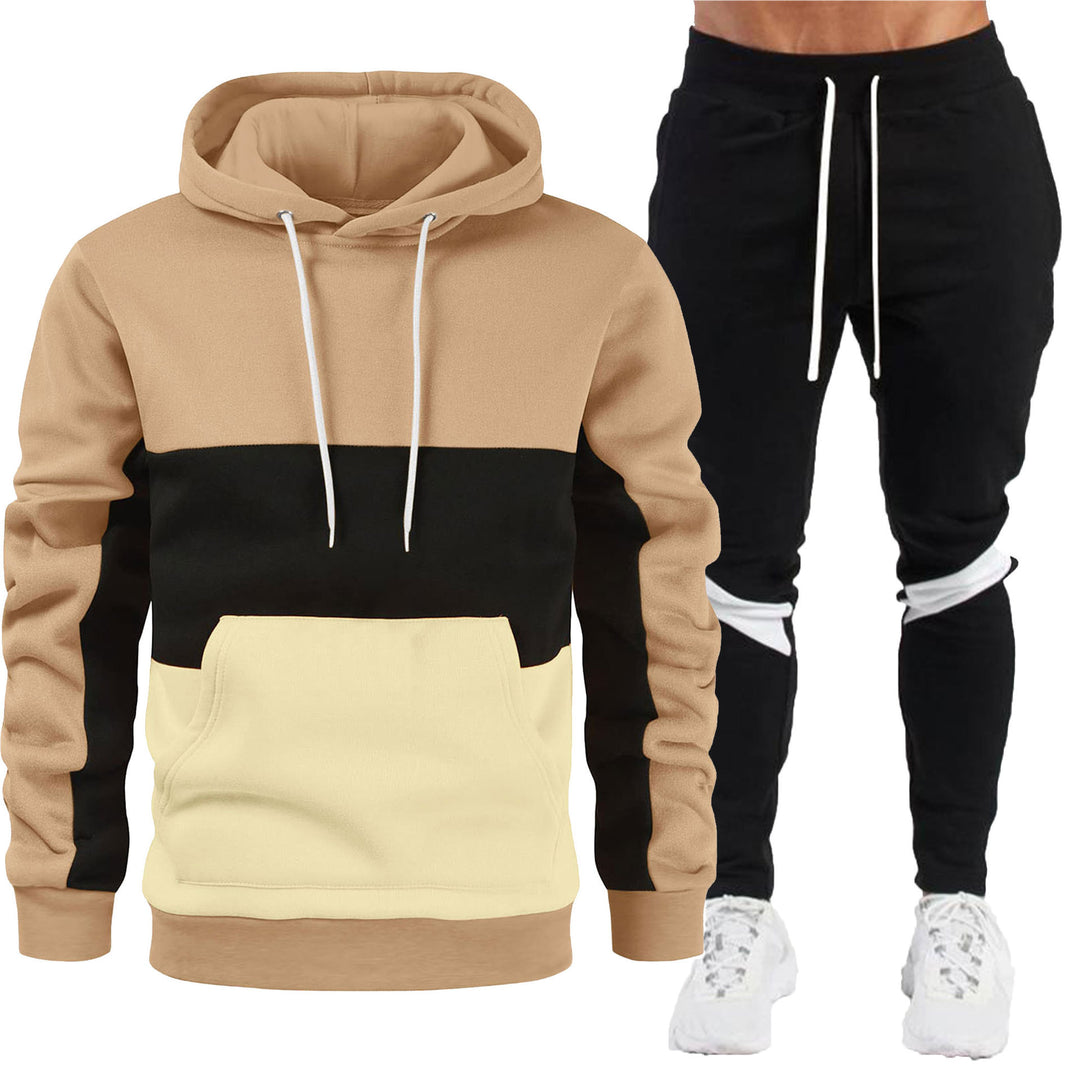 Herren sportlicher Hoodie und Jogginghose-Set Aliams
