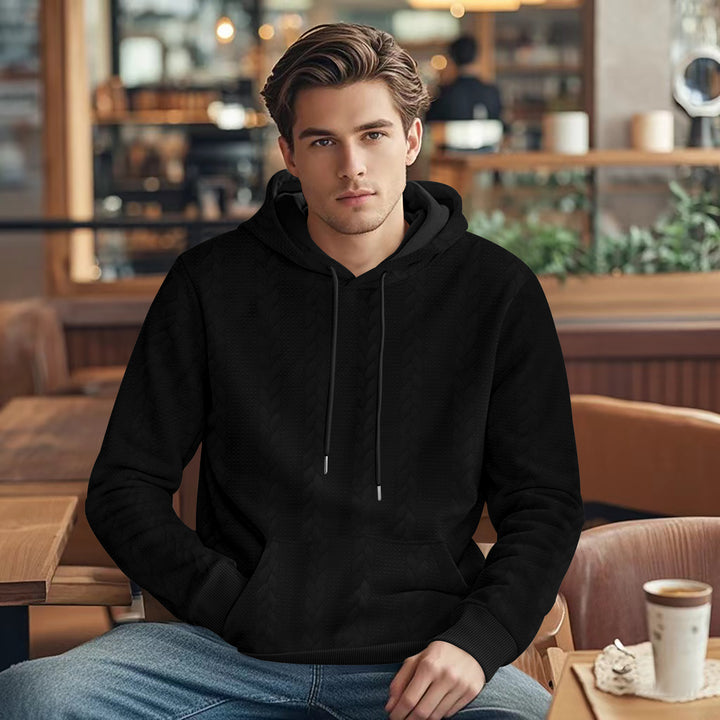 Herren Kapuzenpullover mit strukturiertem Design von Aliams