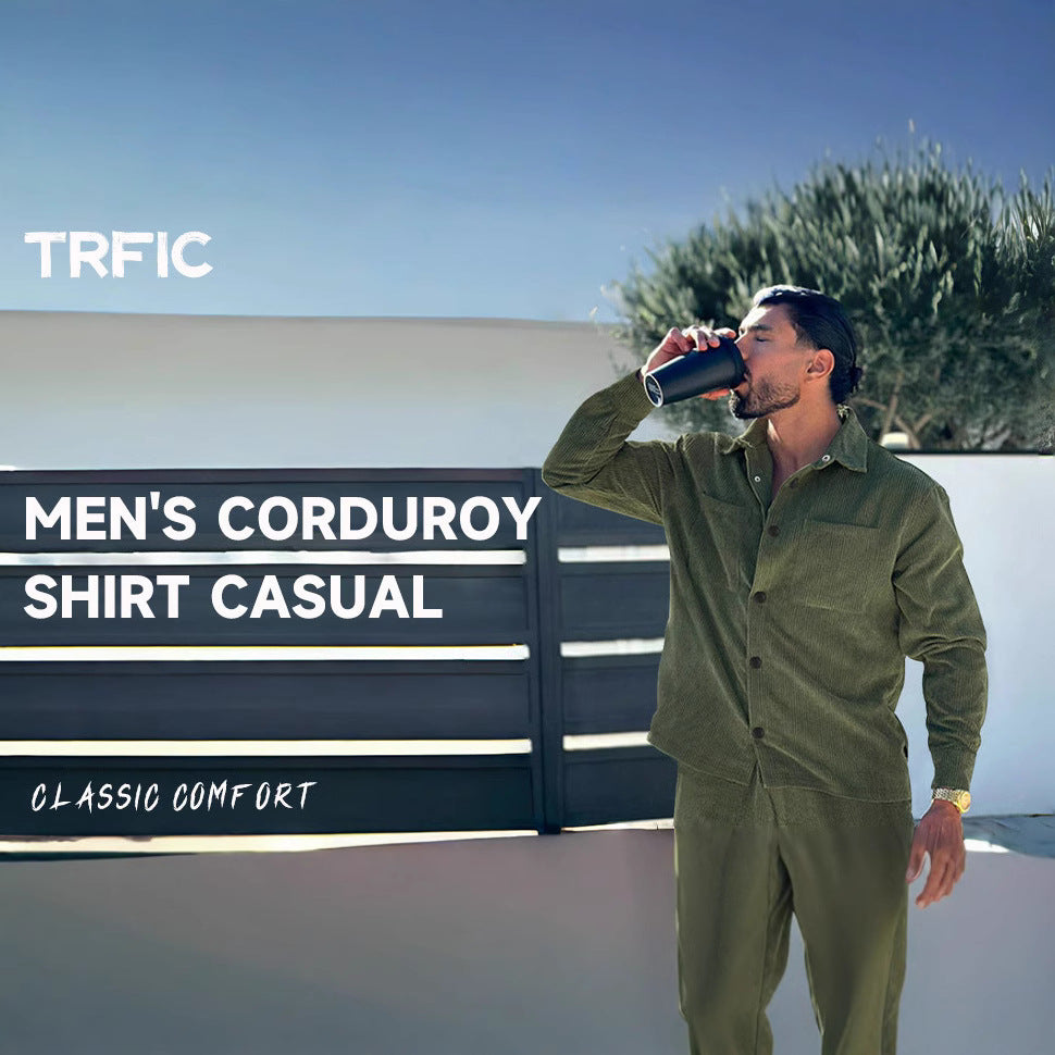 Herren Freizeitschirt aus weichem Komfortmaterial mit praktischen Taschen Aliams