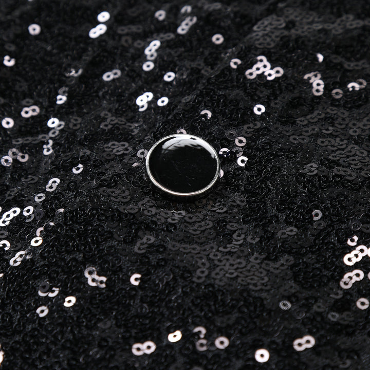 Herren eleganter Pailletten-Westen-Anzug Aliams