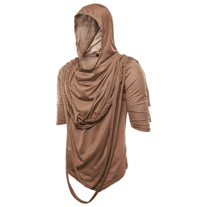 Herren Kapuzenoberteil mit innovativem Design und einzigartiger Drapierung Aliams