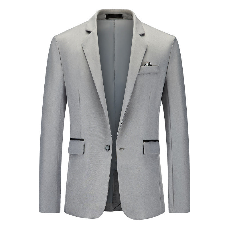 Herren eleganter Blazer mit strukturiertem Design und feinen Details Aliams