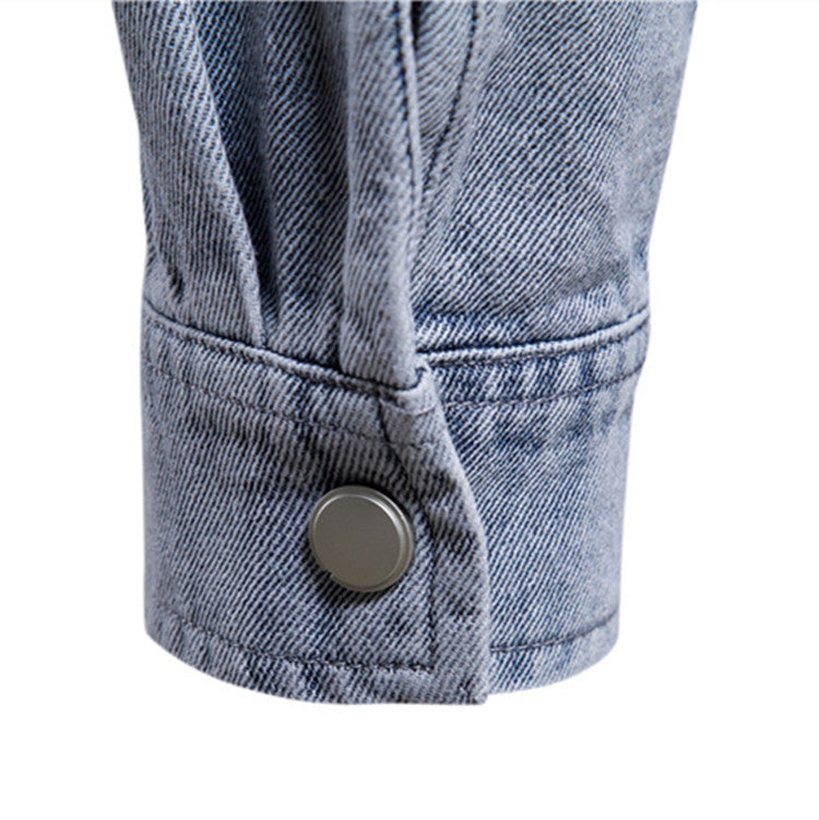 Herren Denim Hemd mit doppelten Brusttaschen und lässigem Schnitt Aliams