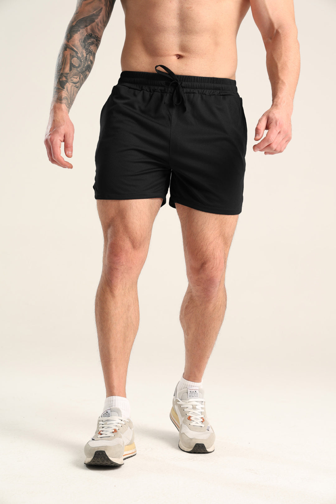 Herren Sportliche Schwimmshorts mit atmungsaktivem Material und verstellbarem Bund Aliams