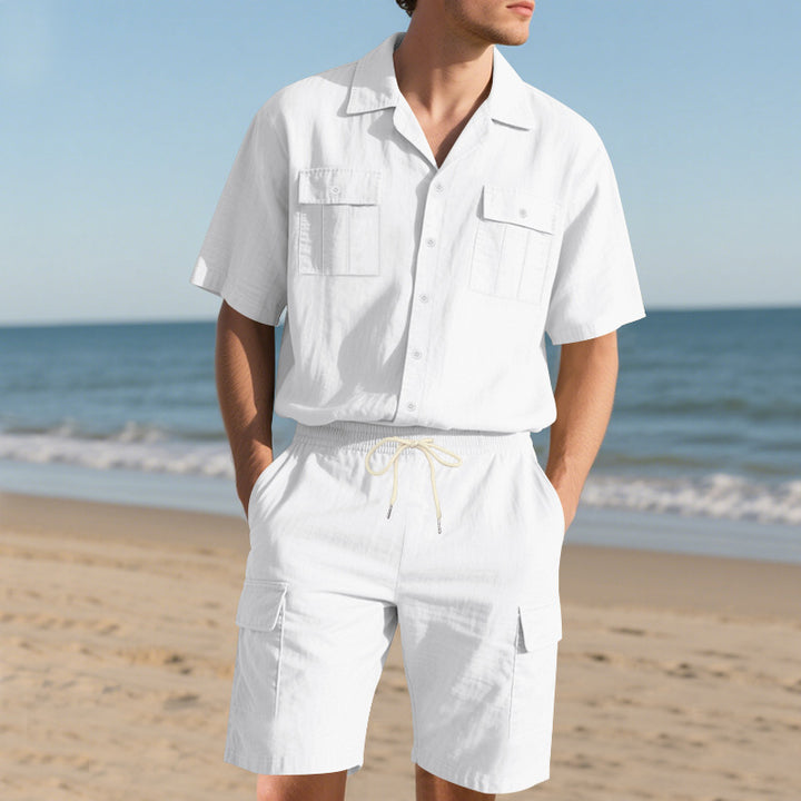 Herren Freizeitanzug mit klassischem Schnitt und praktischen Taschen Aliams