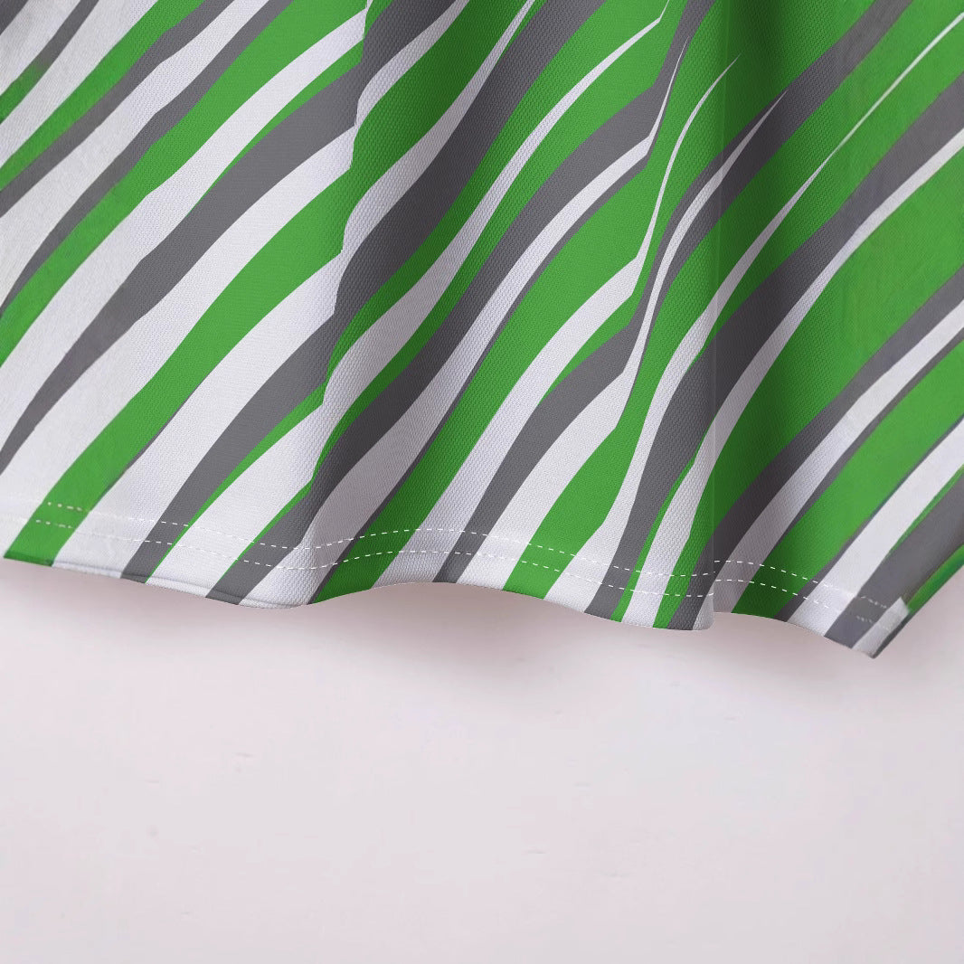 Herren Sportliches Poloshirt mit dynamischem Streifenmuster Aliams