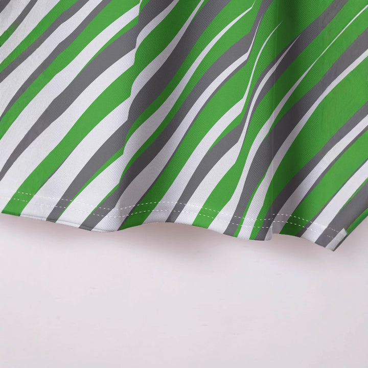 Herren Sportliches Poloshirt mit dynamischem Streifenmuster Aliams