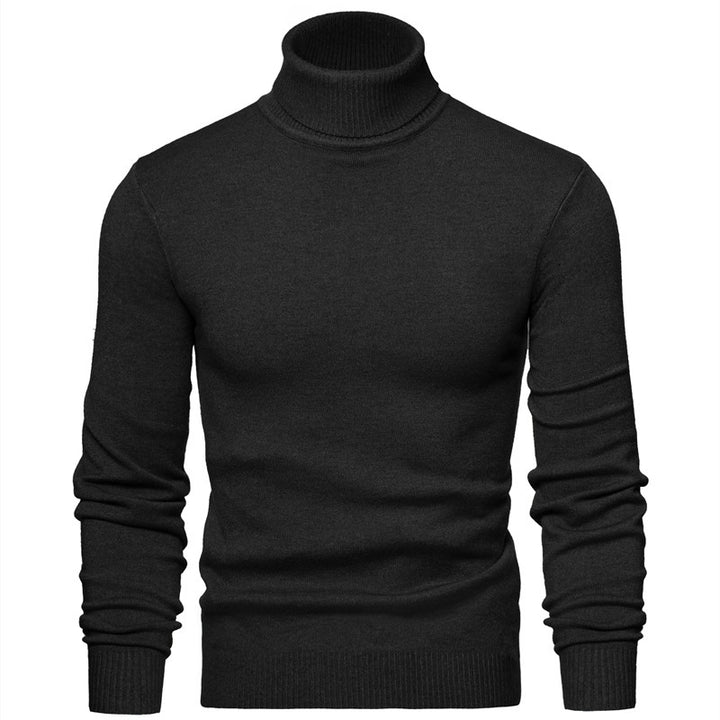 Herren Zeitloser Rollkragenpullover aus weicher Wolle Aliams