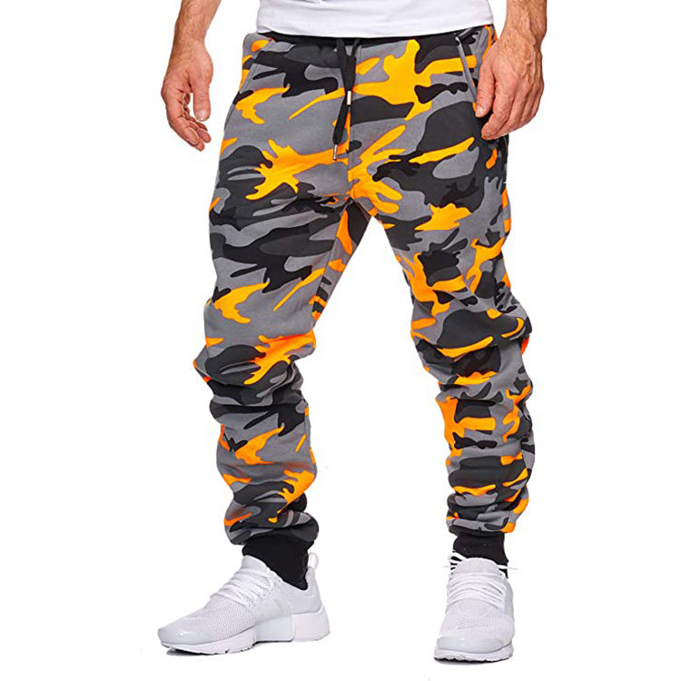Herren Camouflage Jogginghose mit elastischem Bund und modernem Design Aliams
