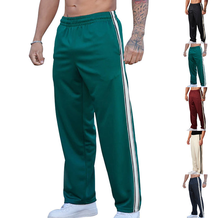 Herren Sportliche Freizeithose mit seitlichen Streifen Aliams