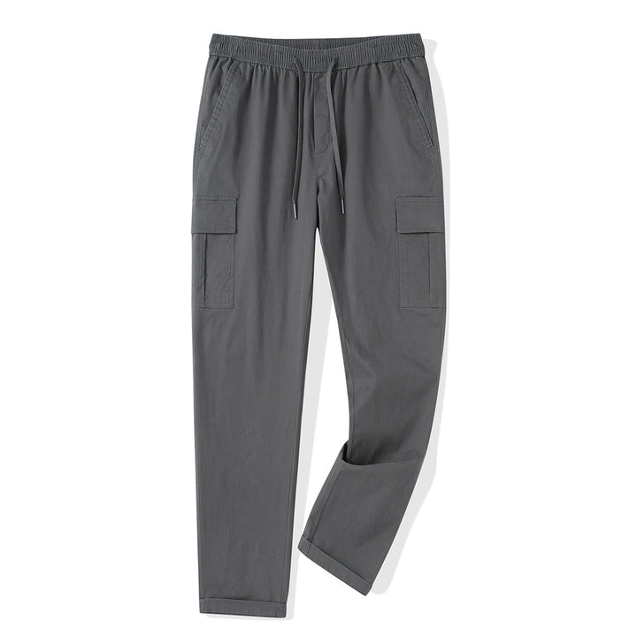 Herren Cargo-Hose mit elastischem Bund und praktischen Taschen Aliams