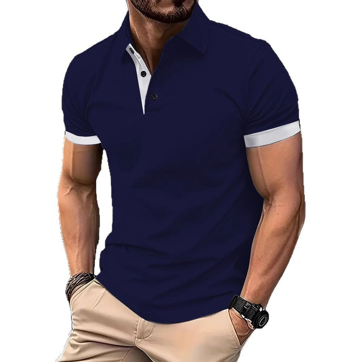 Herren Poloshirt mit modischem Kontrastdetail Aliams