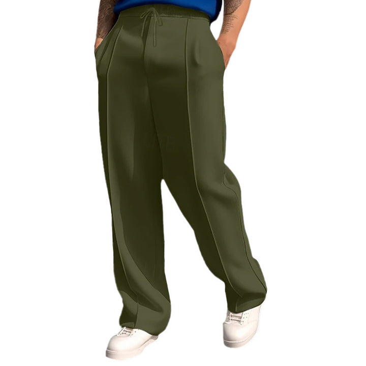 Herren stylische Sweatpants mit elastischem Bund und funktionalen Taschen Aliams