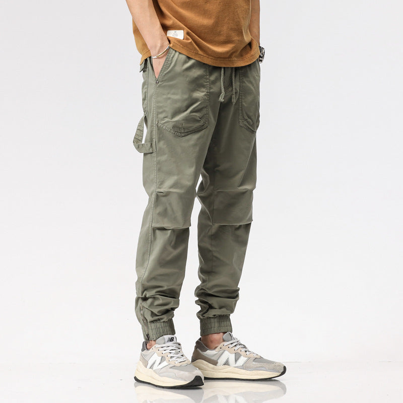 Herren Cargohose mit praktischen Taschen und elastischem Bund Aliams