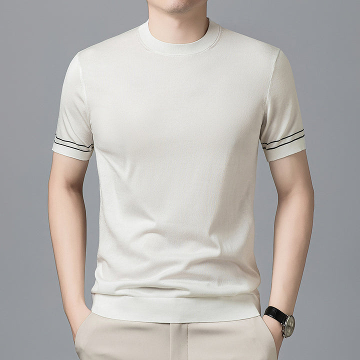 Herren atmungsaktives Langarm-Oberteil aus hochwertigem Baumwollmix Aliams