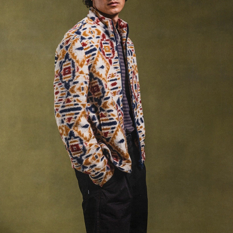 Herren stilvolle gemusterte Jacke Aliams