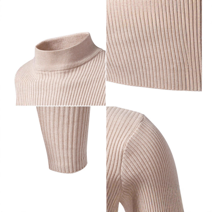 Herren Rollkragenpullover aus strukturiertem Strickmaterial Aliams