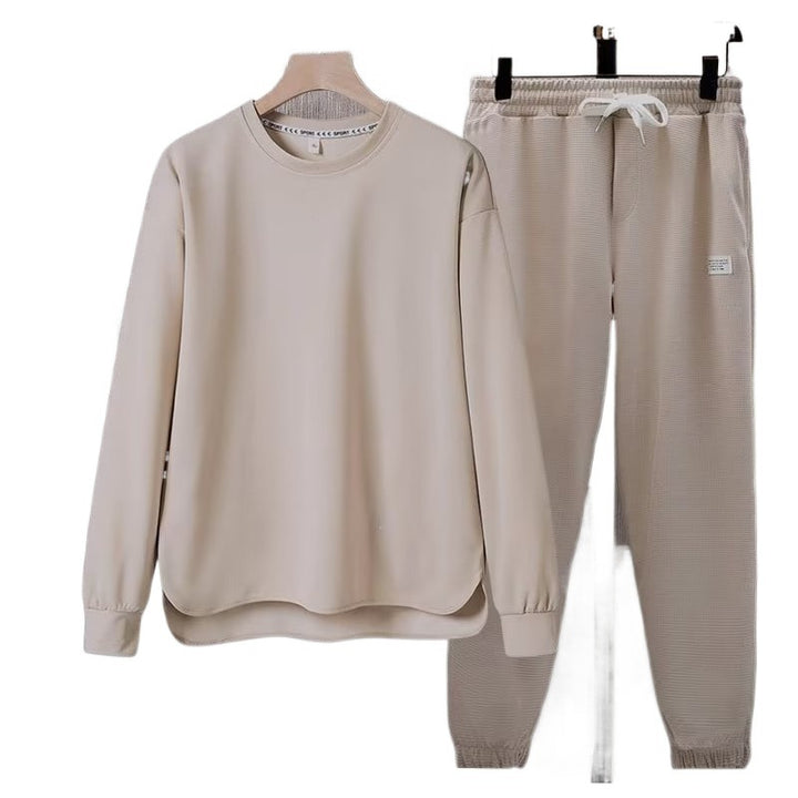 Damen komfortables Sweatshirt und lässige Jogginghose Set Aliams