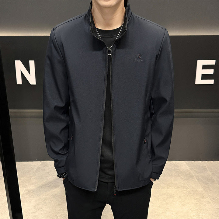 Herren sportliche Übergangsjacke mit hohem Kragen Aliams