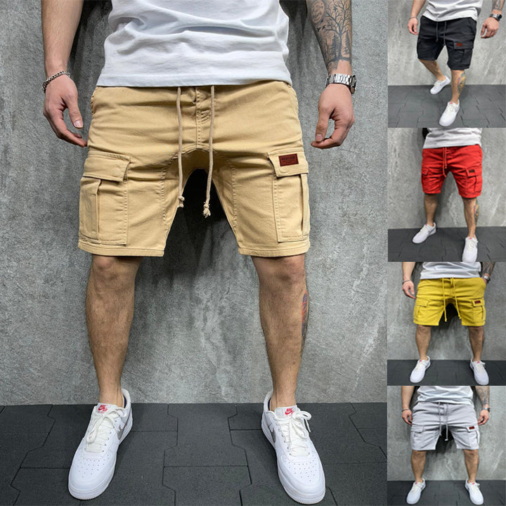 Herren Cargo-Shorts mit praktischen Seitentaschen und verstellbarem Gummizug Aliams