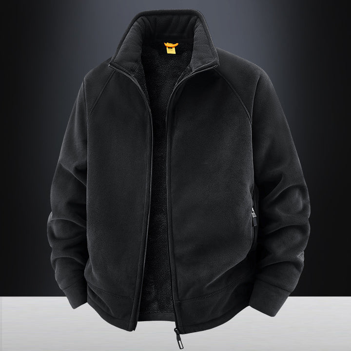 Herren Fleecejacke mit weichem Innenfutter und praktischem Reißverschluss Aliams