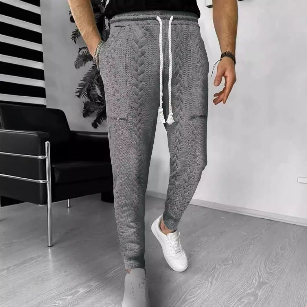 Herren Cargo Jogginghose mit elastischem Bund und praktischen Taschen Aliams