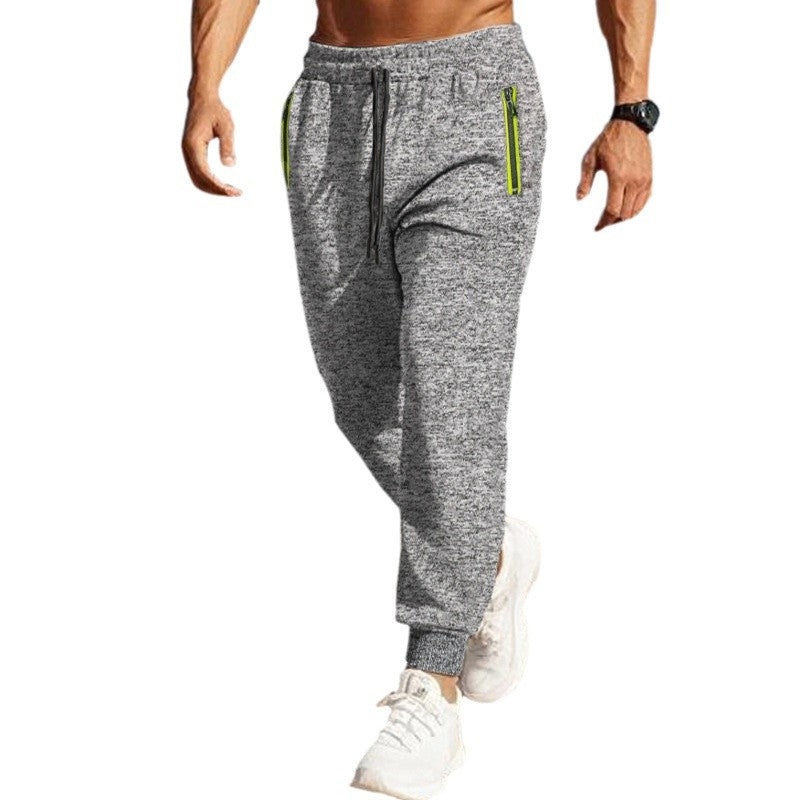 Herren Sportliche Jogginghose mit reflektierenden Reißverschlusstaschen Aliams
