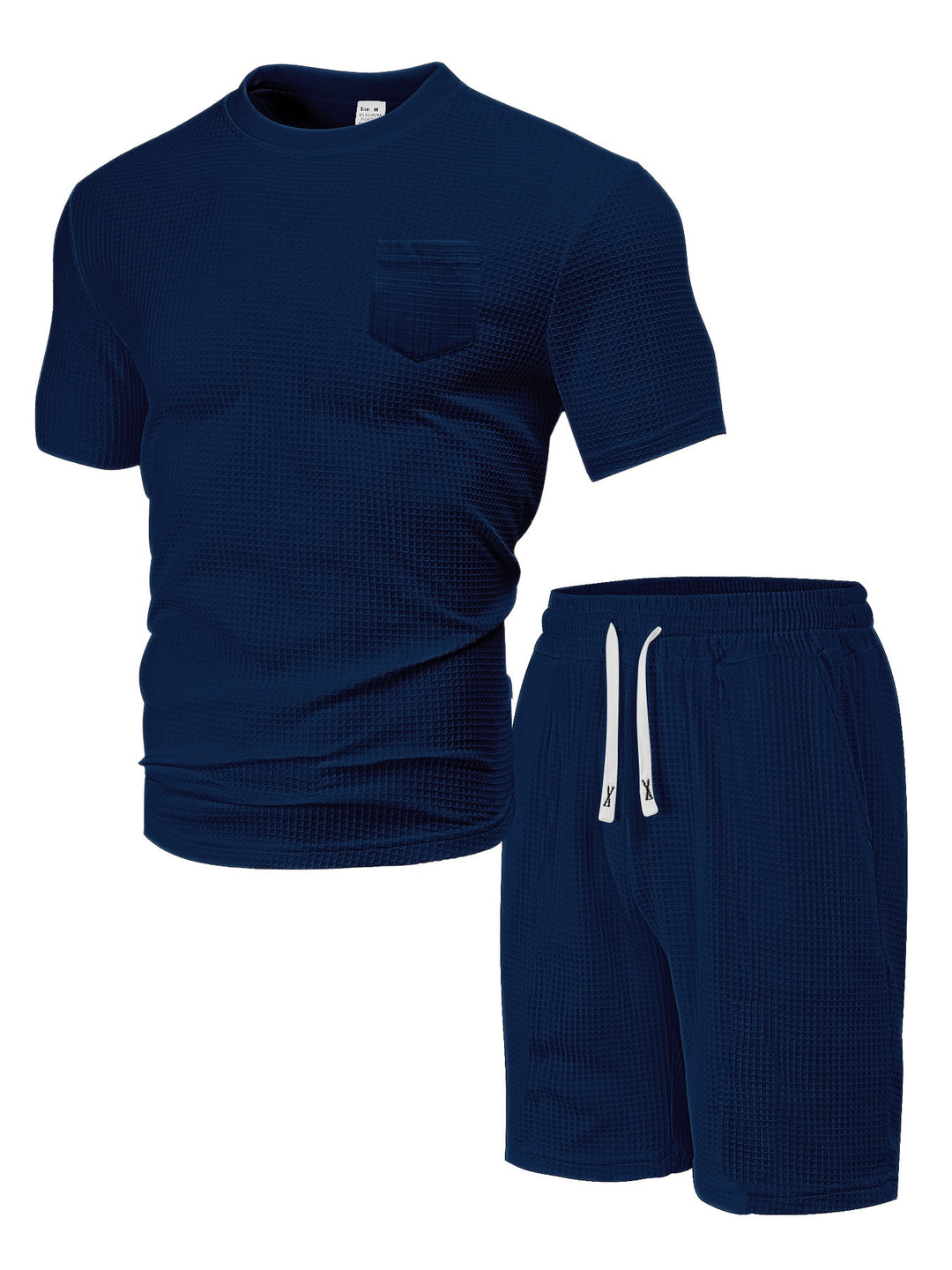 Herren Freizeit-Loungewear Set aus atmungsaktivem Material mit Taschen Aliams