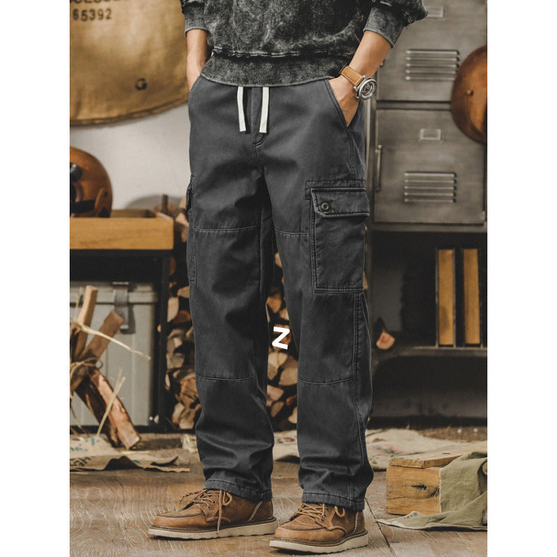 Herren Cargo-Hosen mit multifunktionalen Taschen und robustem Material Aliams