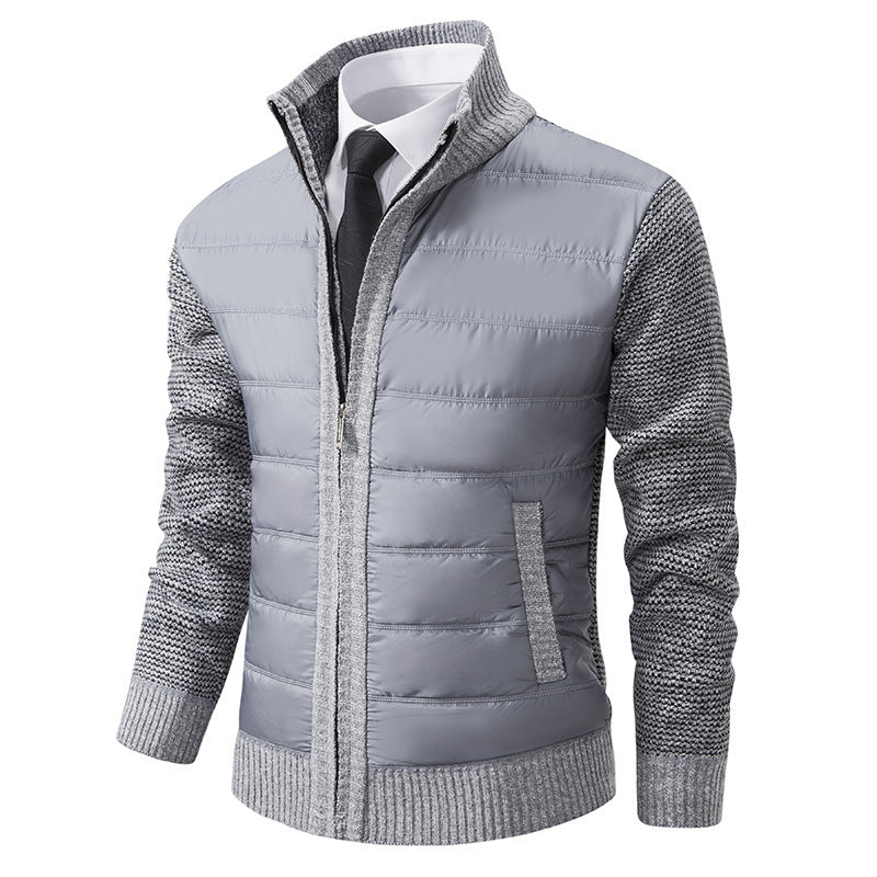 Herren sportive Kapuzenjacke mit strukturiertem Material und eleganten Details Aliams
