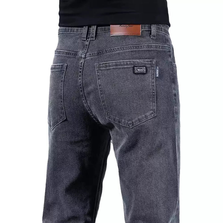 Herren modische Slim-Fit Jeans aus weichem Denim Aliams