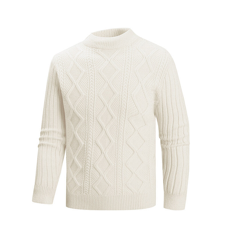 Herren Pullover aus strukturiertem Strickmaterial Aliams