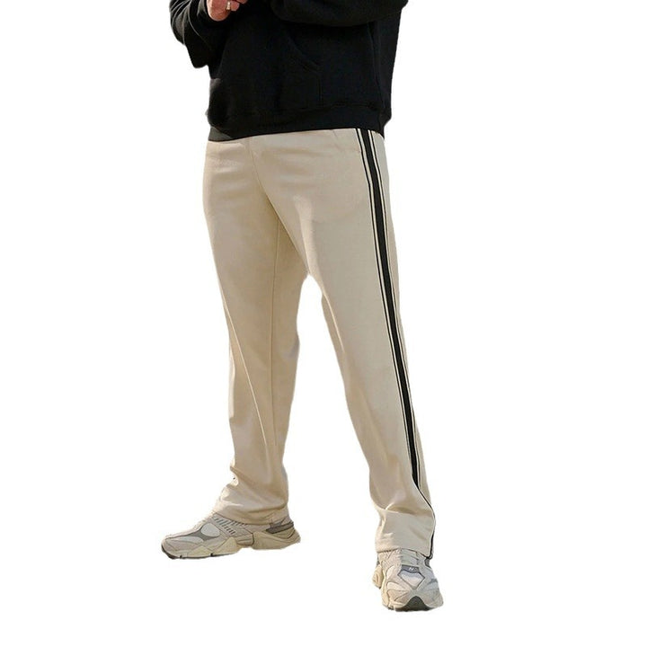 Herren sportliche Trainingshose mit seitlichen Streifen Aliams