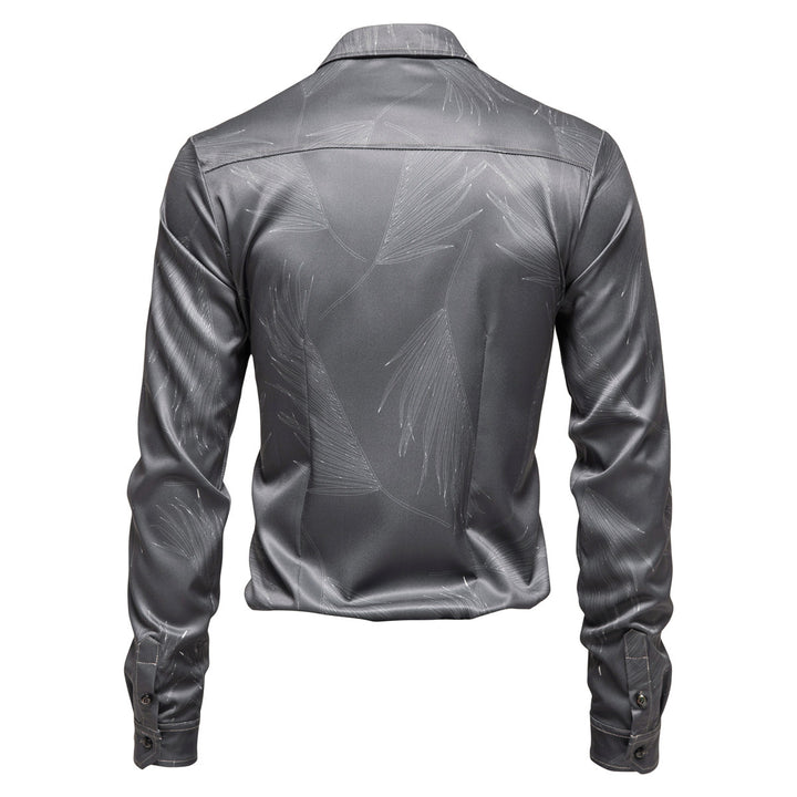Herren Hemd mit elegantem Muster und modernem Glanz Aliams