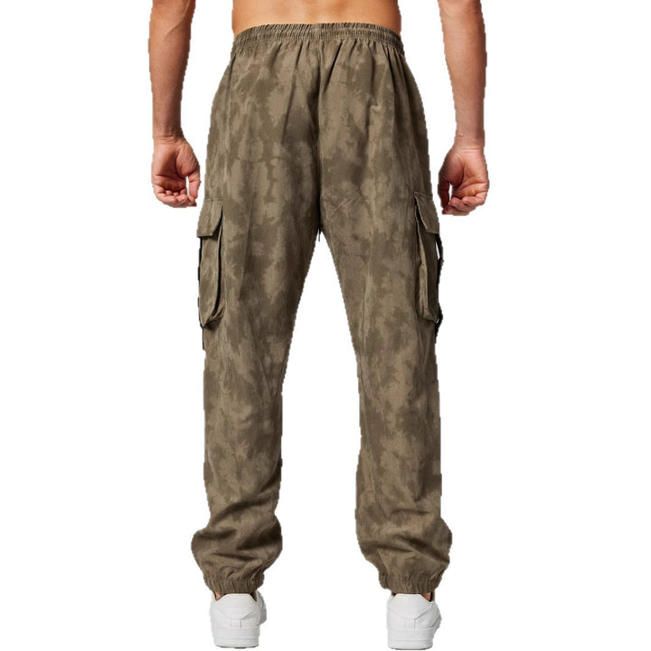 Herren Cargo-Hose mit seitlichen Abnähten und elastischem Bund Aliams