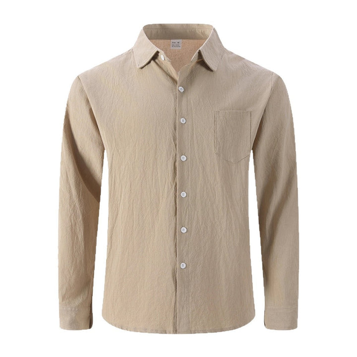 Herren elegante Bluse mit strukturiertem Design Aliams